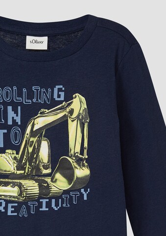 T-Shirt s.Oliver en bleu