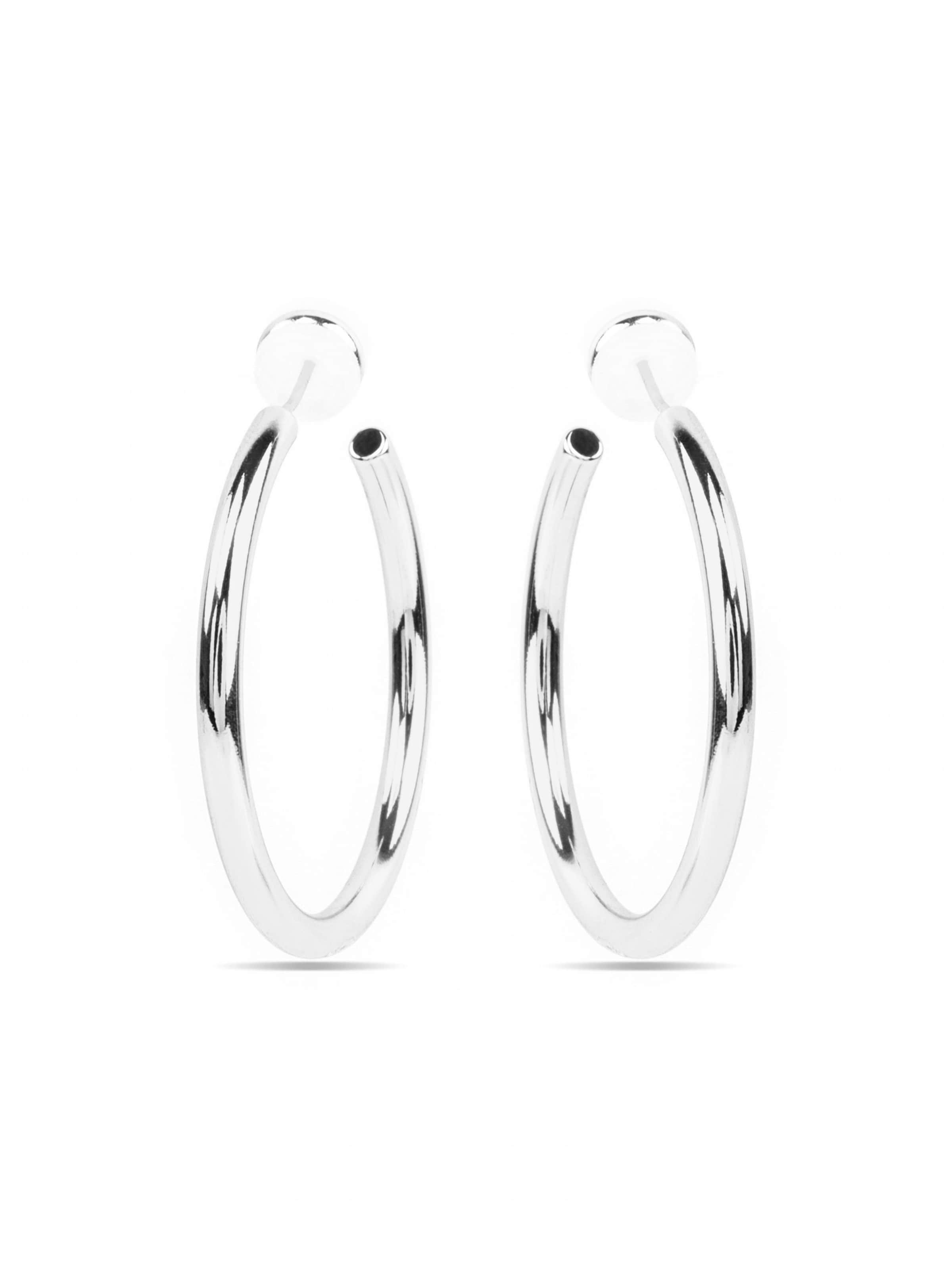 Orecchini 'Polur' di Luxenter in argento: frontale