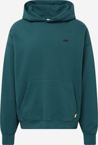 LEVI'S ® Sweatshirt 'Gold Tab Hoodie' in Groen: voorkant