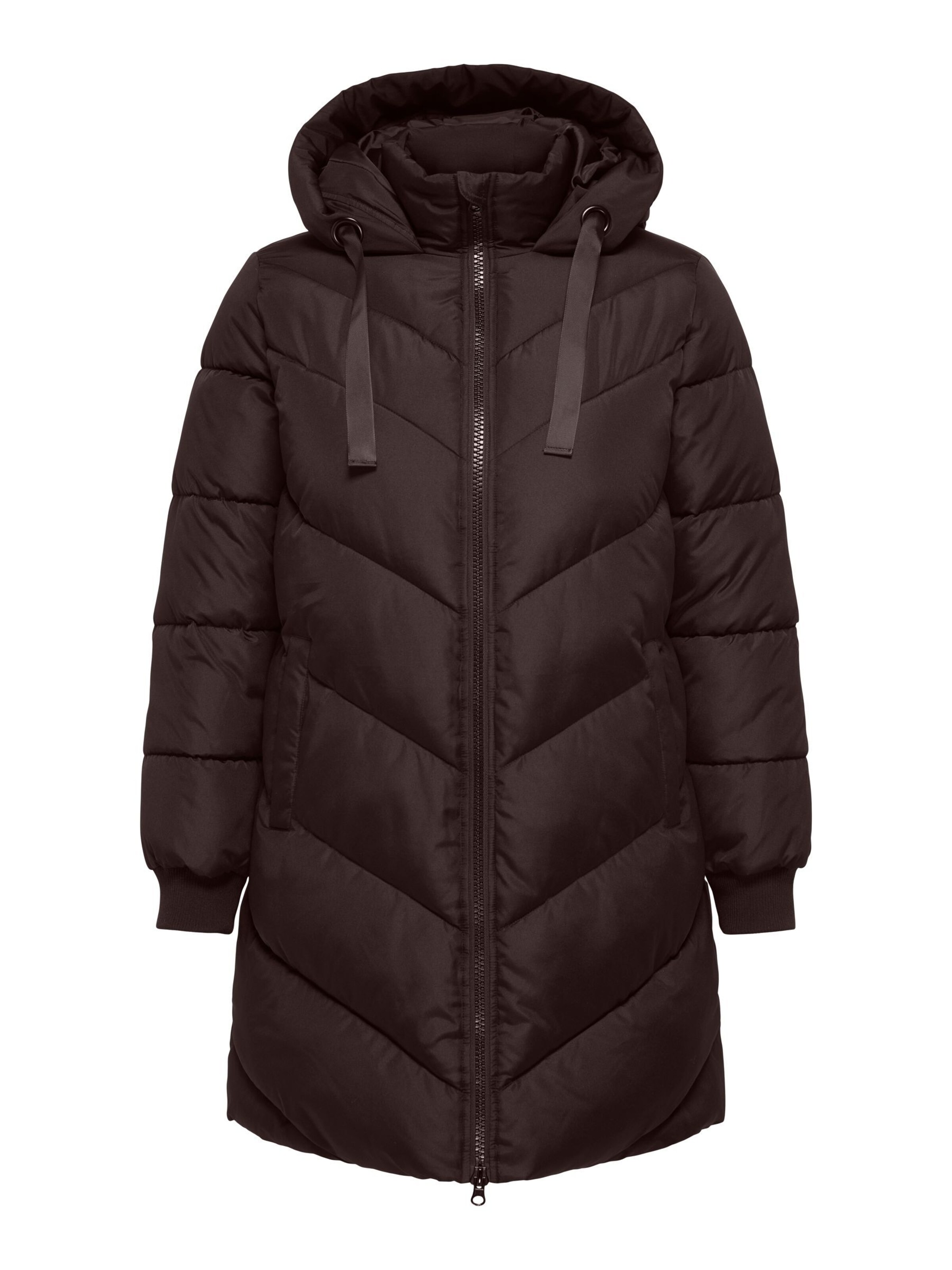 Veste d’hiver 'CARMoon' ONLY Carmakoma en marron : devant