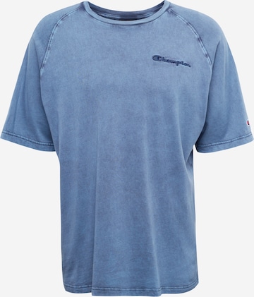 Champion Authentic Athletic Apparel T-Shirt in Blau: predná strana