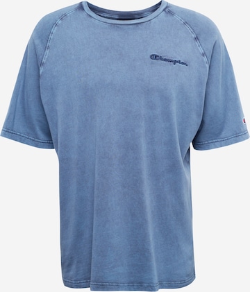 T-Shirt Champion Authentic Athletic Apparel en bleu : devant