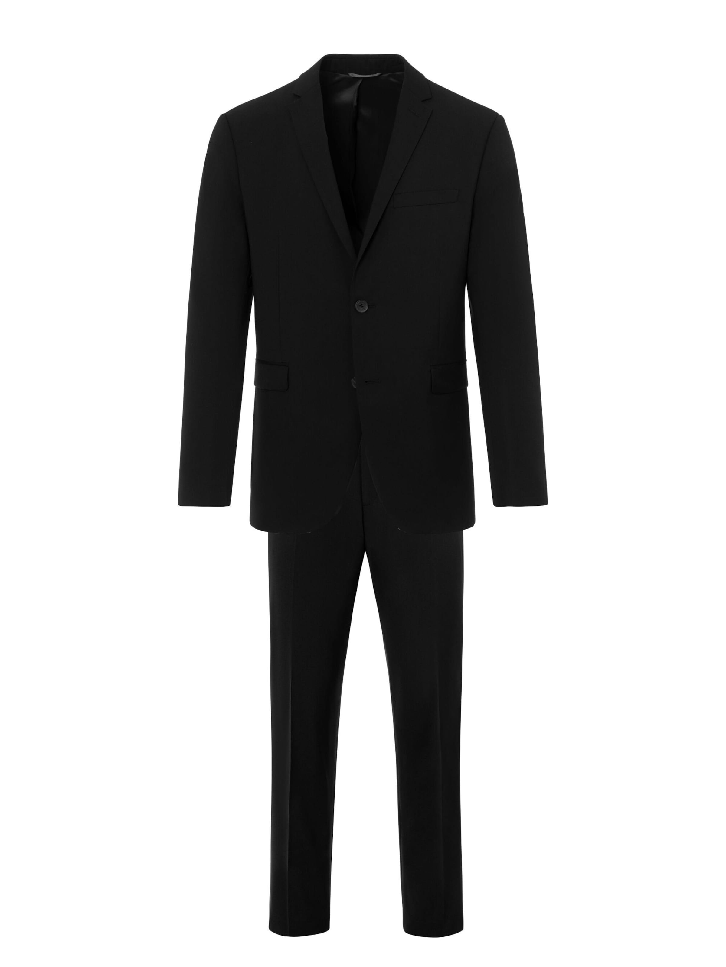 Thomas Goodwin Slimfit Anzug 20039 im Slim-Fit in Schwarz: Vorderseite