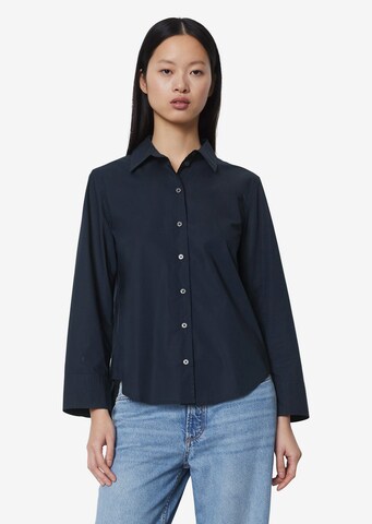 Marc O'Polo Blouse in Blauw: voorkant