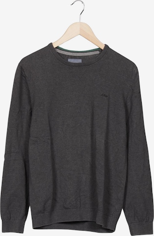 s.Oliver Sweater & Cardigan in L in Grey: front
