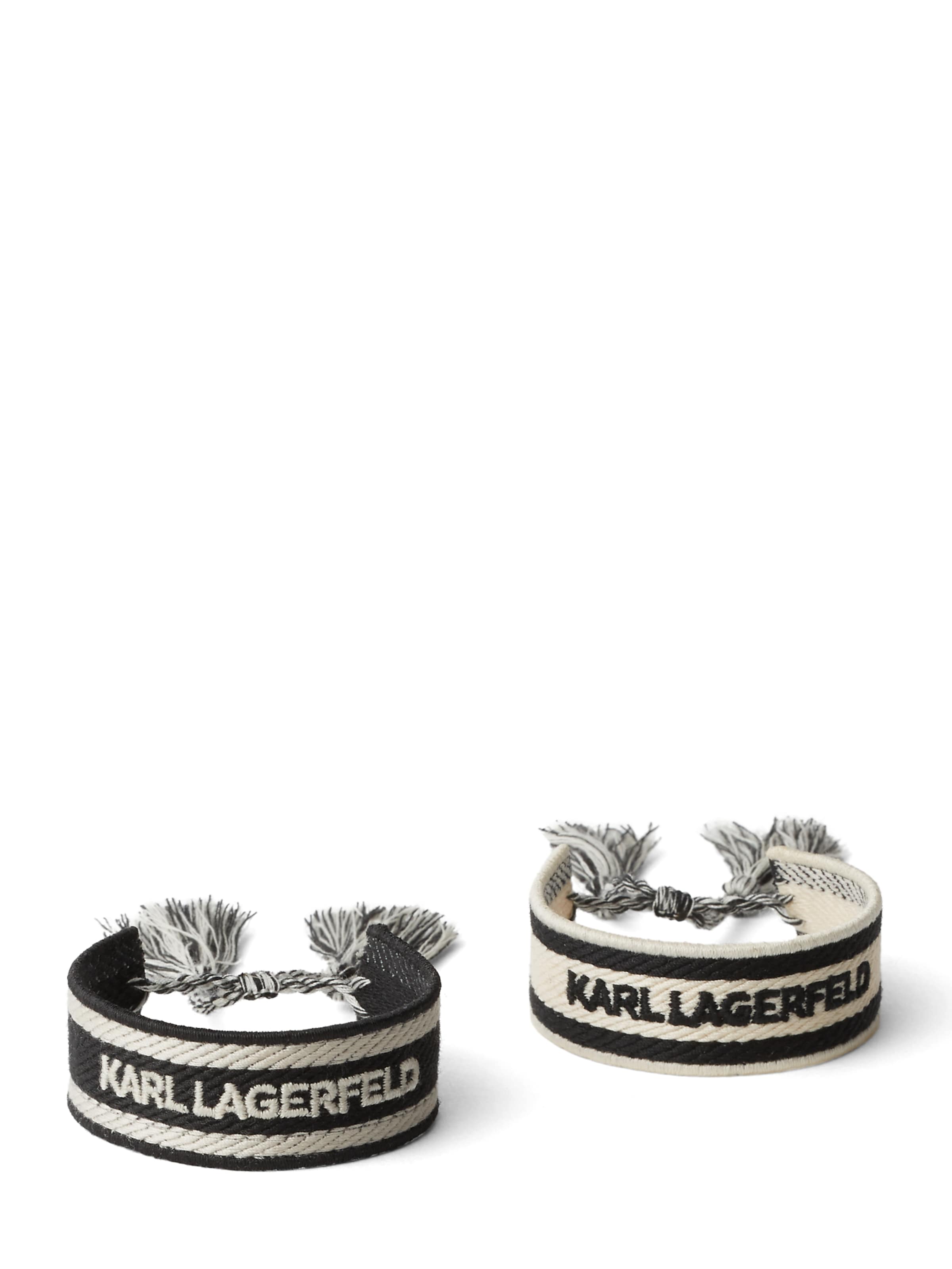 Karl Lagerfeld - Pulseira 'K' em cinzento