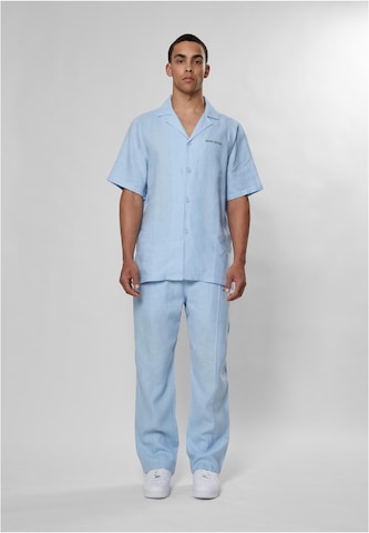 9N1M SENSE Comfort Fit Hemd 'Mykonos ' in Blau