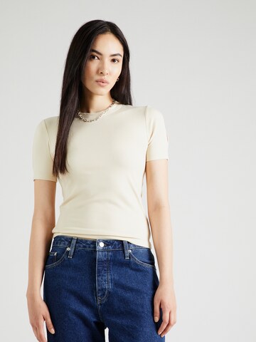 Calvin Klein T-Shirt in Beige: Vorderseite