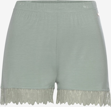 LASCANA Pyjamahose in Grün: Vorderseite