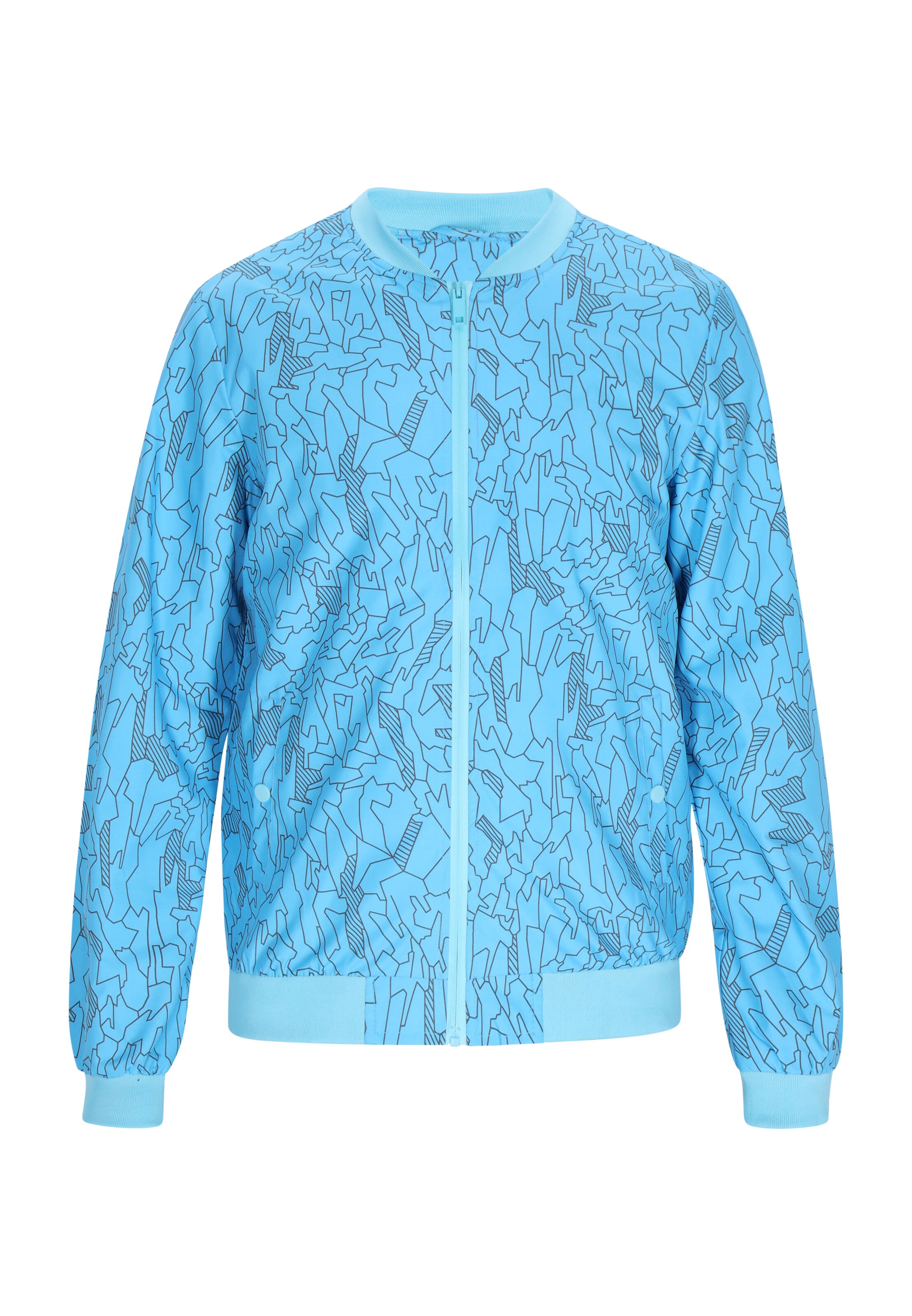 COSIMON - Casaco meia-estação em azul: frente