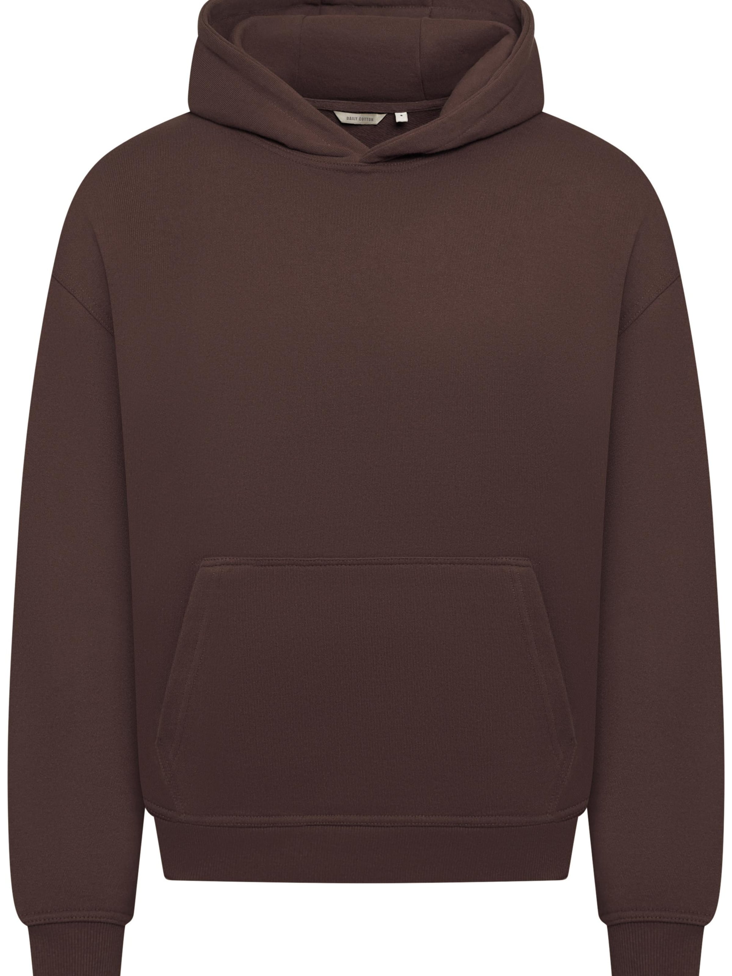 Daily Cotton Sweatshirt 'DCTERUEL' in Brown