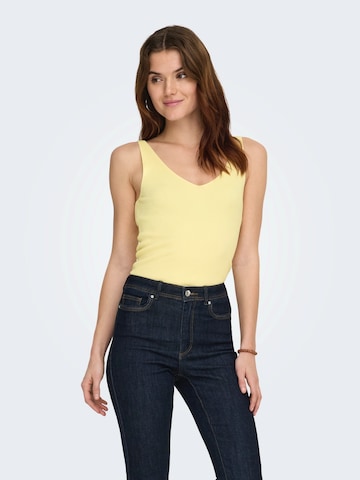 Tops en tricot 'JDYNANNA' JDY en jaune : devant