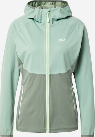 Veste outdoor 'Go Hike' JACK WOLFSKIN en vert : devant