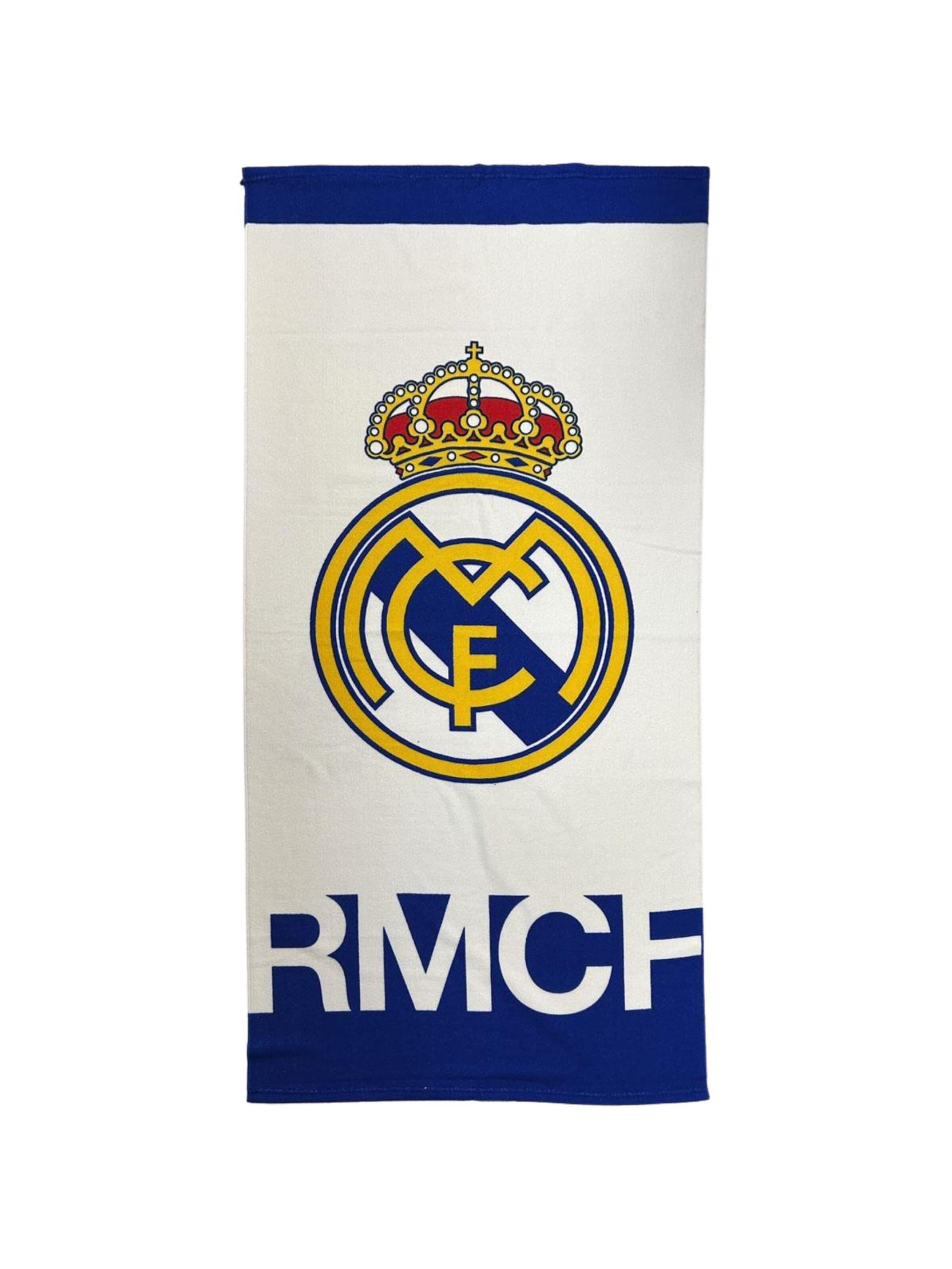 Cerdá Beach Towel 'Real Madrid Polyester Handtuch' in White: front