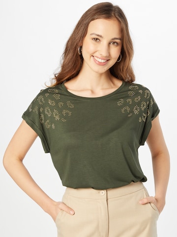ABOUT YOU Shirt 'Nanni' in Groen: voorkant
