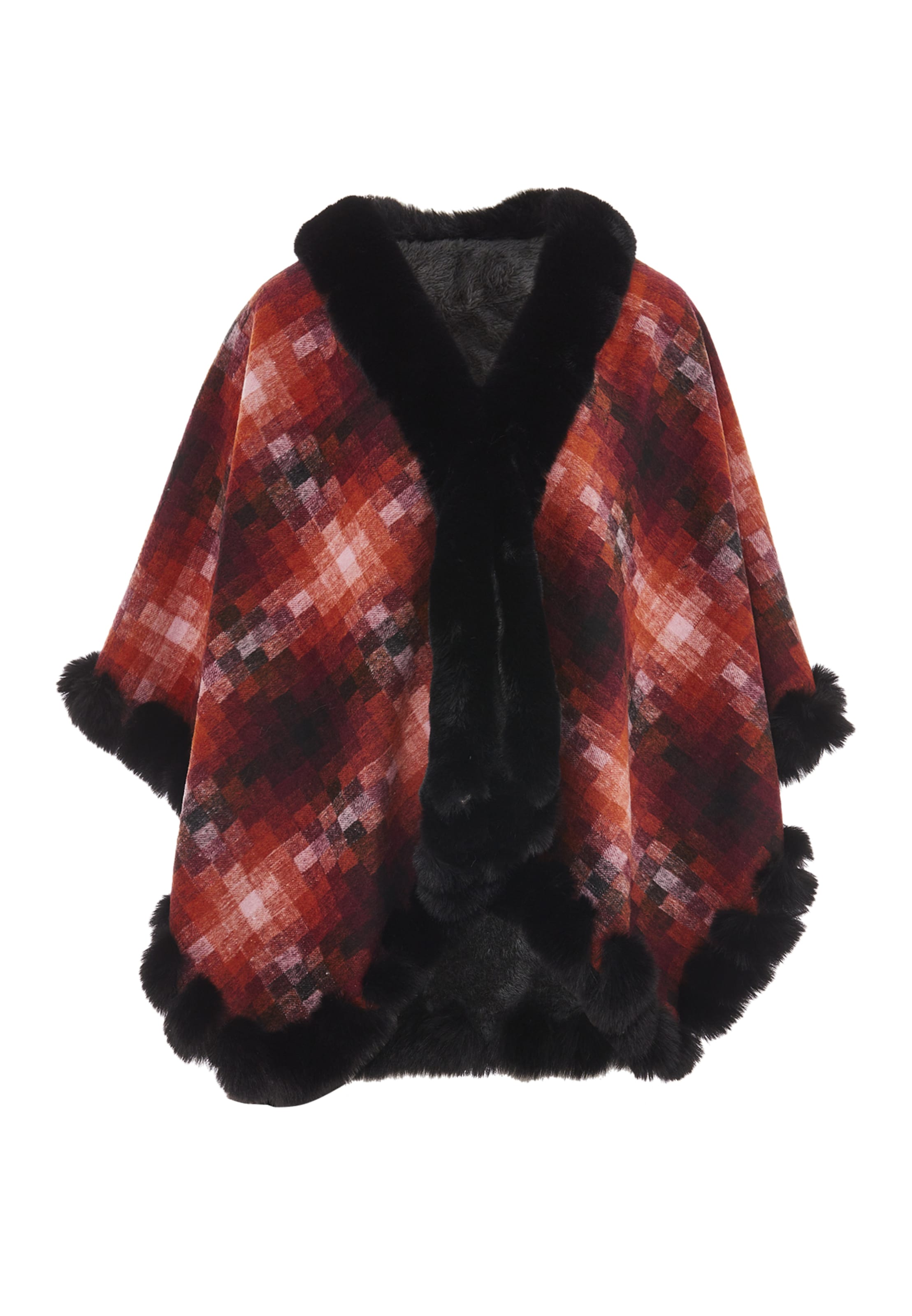 FRAULLY Cape in Orange: front