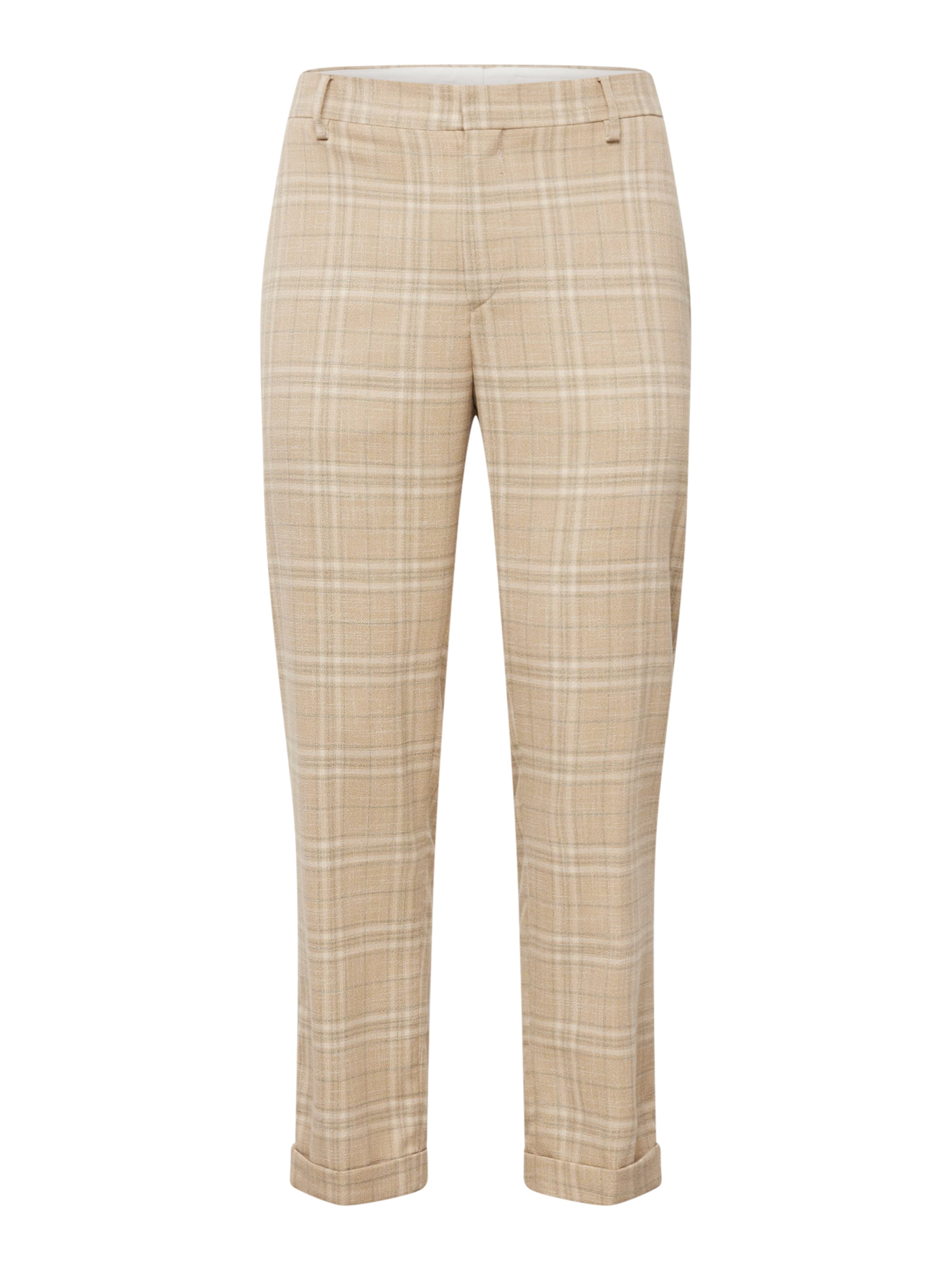 BURTON MENSWEAR LONDON Tapered Chino trousers in Beige: front