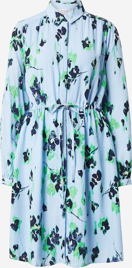 SELECTED FEMME Robe-chemise 'IRENE' en bleu clair / bleu foncé / vert, Vue avec produit