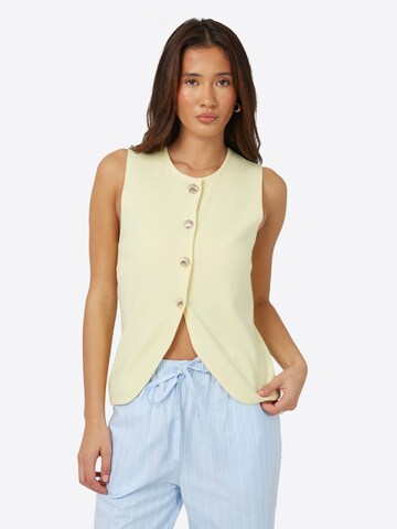 BRAVE SOUL Blouse in Geel: voorkant