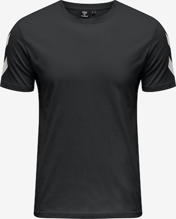 T-Shirt fonctionnel Hummel en noir : devant