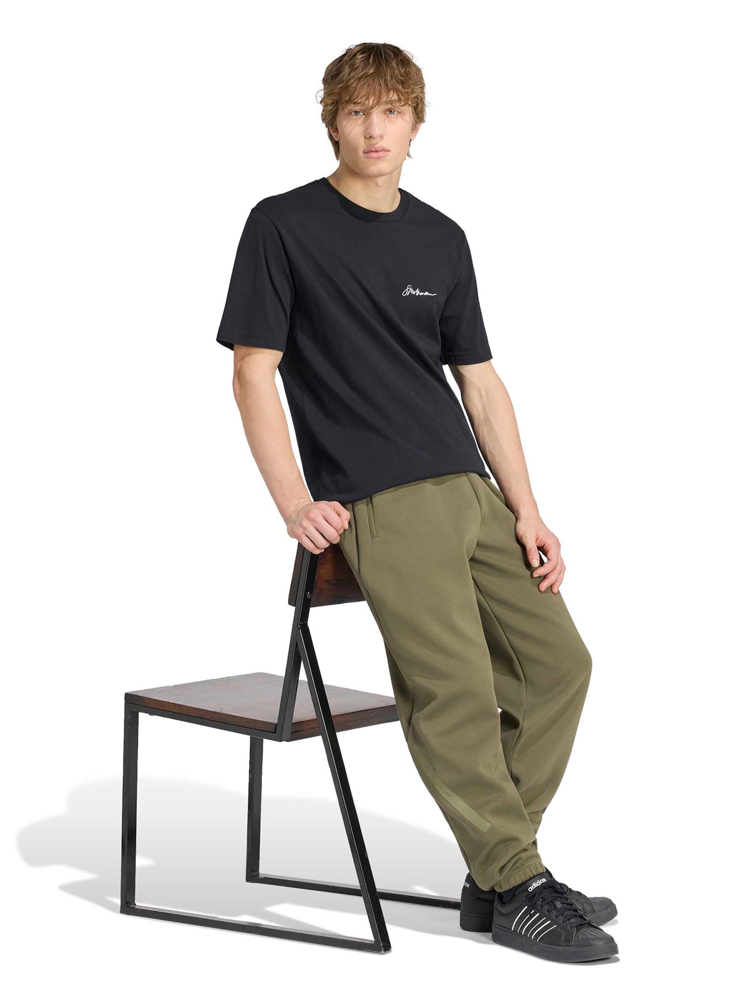 žalia ADIDAS SPORTSWEAR Siaurėjantis Sportinės kelnės 'Z.N.E.'
