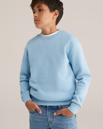 Sweat WE Fashion en bleu : devant