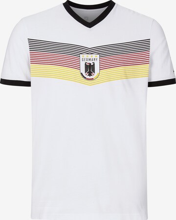 T-Shirt 'Reino' Jan Vanderstorm en blanc : devant