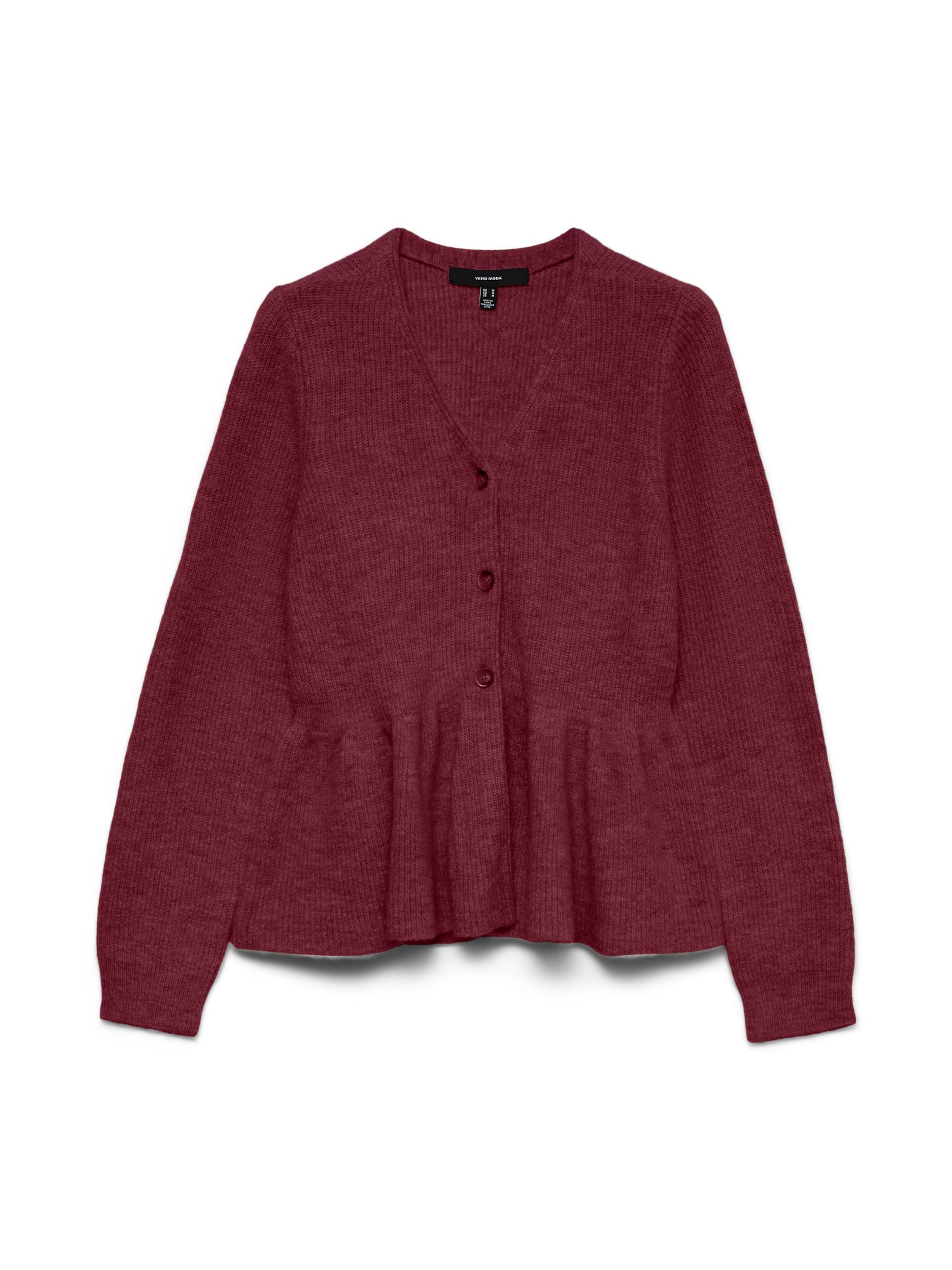 VERO MODA - Cárdigan 'EIKA' en rojo: frente