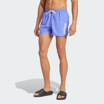 ADIDAS PERFORMANCE Sportbadbyxa 'Essentials' i blå: framsida