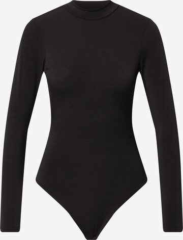 Gina Tricot T-shirtbody 'Myra' i svart: framsida