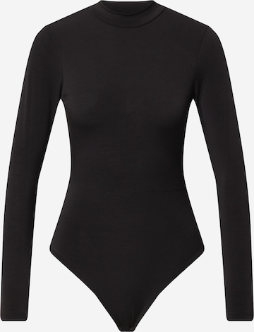 Shirtbody 'Myra' Gina Tricot en noir : devant