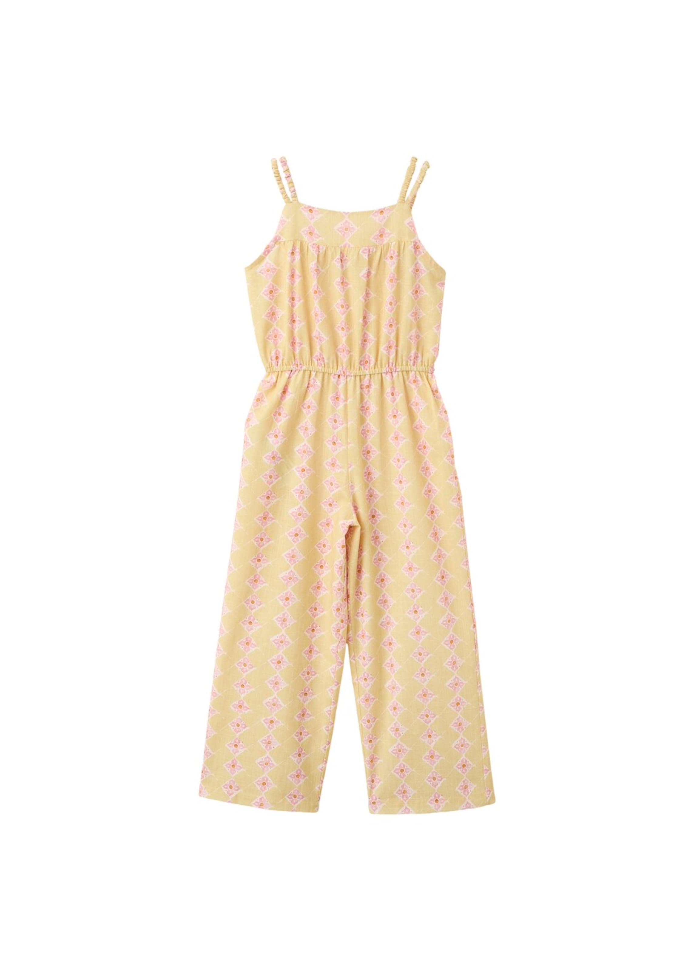 MANGO KIDS Overall 'Ceramic' in Gelb: Vorderseite