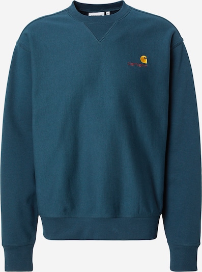 Megztinis be užsegimo 'American Script' iš Carhartt WIP, spalva – smaragdinė spalva, Prekių apžvalga