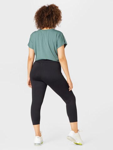 Active by Zizzi Skinny Sportsbukser i sort