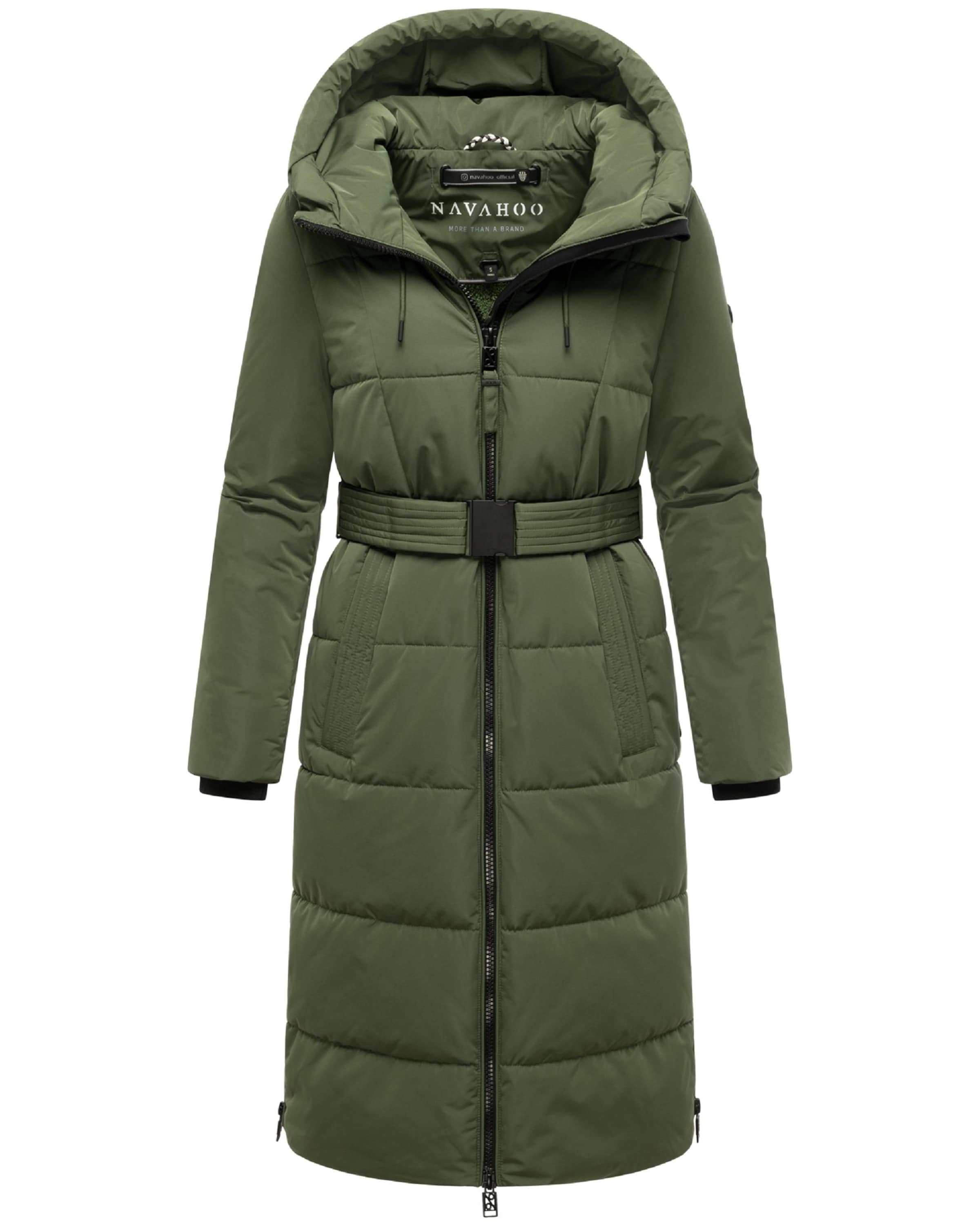 Manteau d’hiver 'Herbstnebel 14' NAVAHOO en vert
