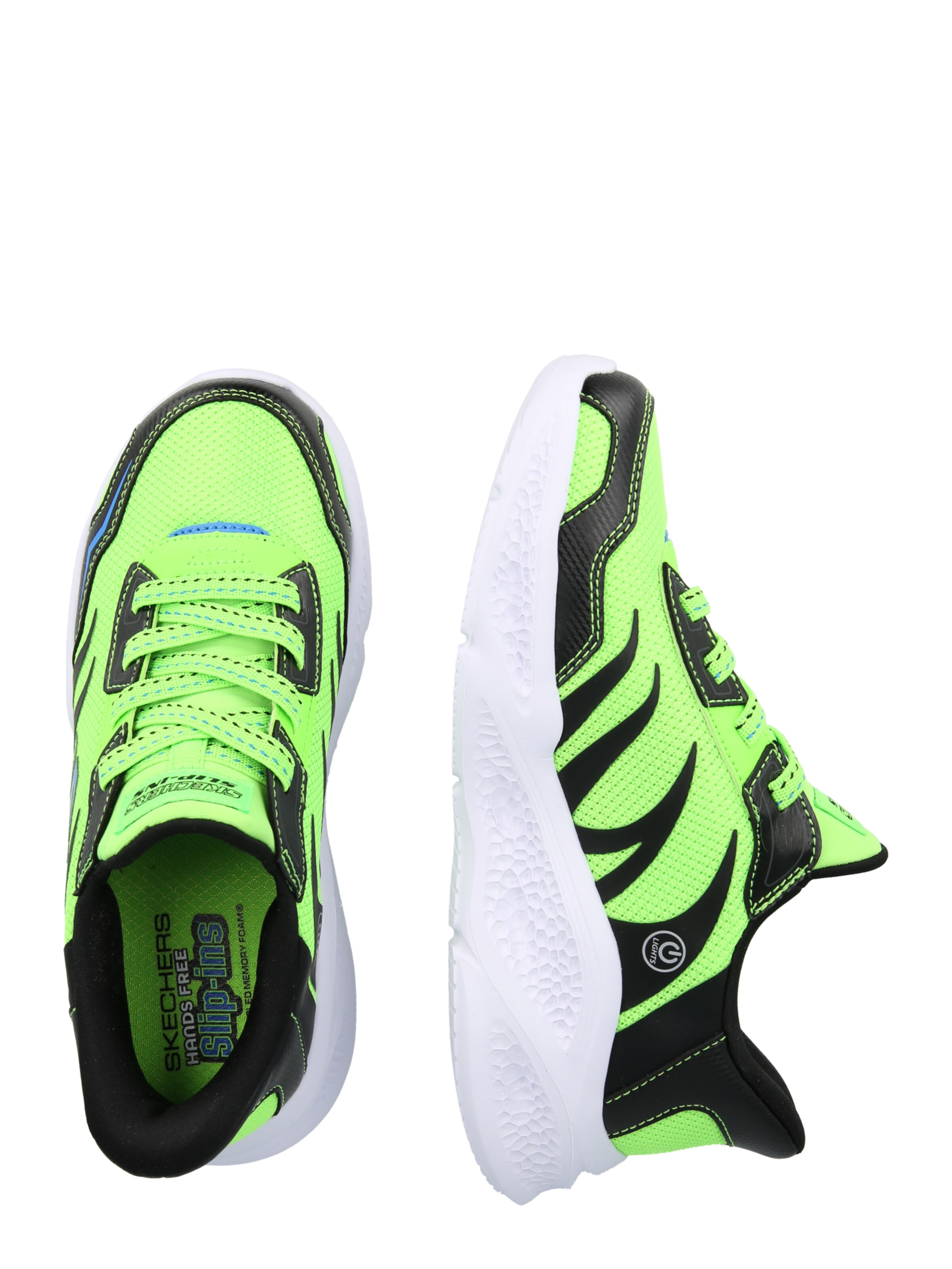 SKECHERS Σνίκερ 'METEOR-LGIHT-BRISK' σε πράσινο