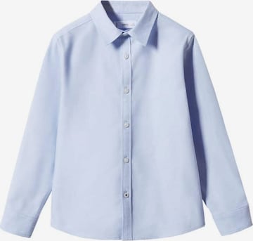 MANGO KIDS Klasický střih Košile – modrá: přední strana
