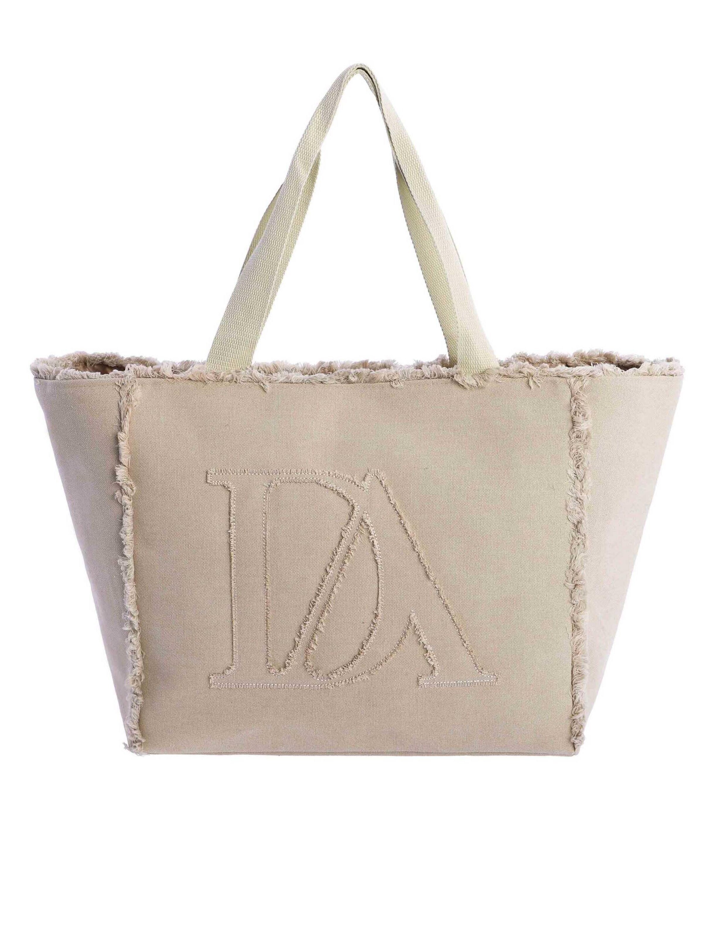 Don Algodon - Shopper 'Ibiza' en beige: frente