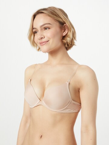 Hunkemöller - Push-up Sujetador en beige: frente