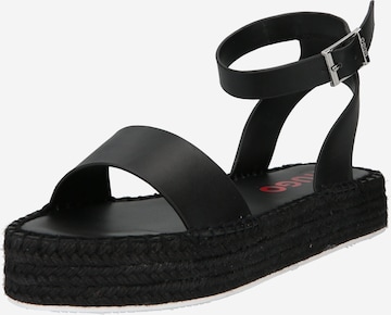 HUGO Sandals 'Sun' in Black: front