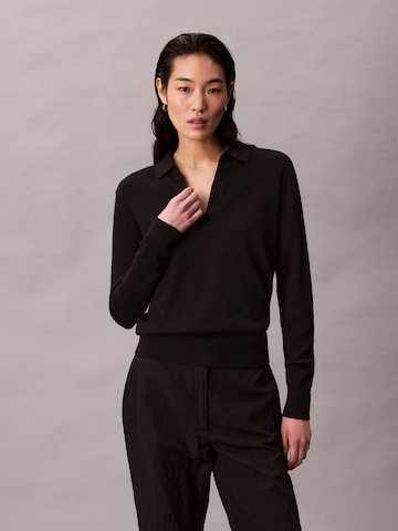 Calvin Klein Sweater in Black: front