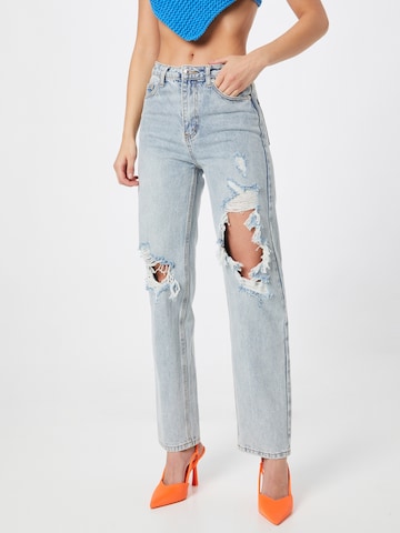 Edikted Loose fit Jeans in Blue: front