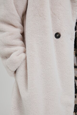 ICHI Winter Coat 'HAYA' in Grey