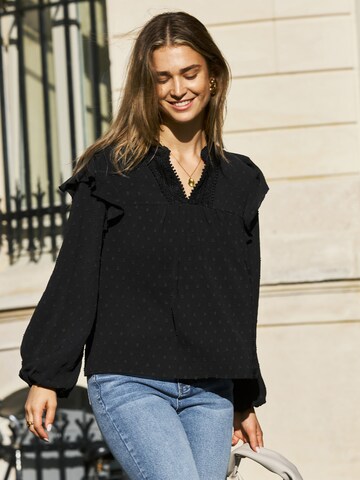 Cupshe Bluse 'CAA04B4L013AA'‌‌‌‌‌‌ in Schwarz