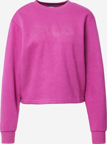 FILA Athletic Sweatshirt 'BEVAIX' in Pink: front