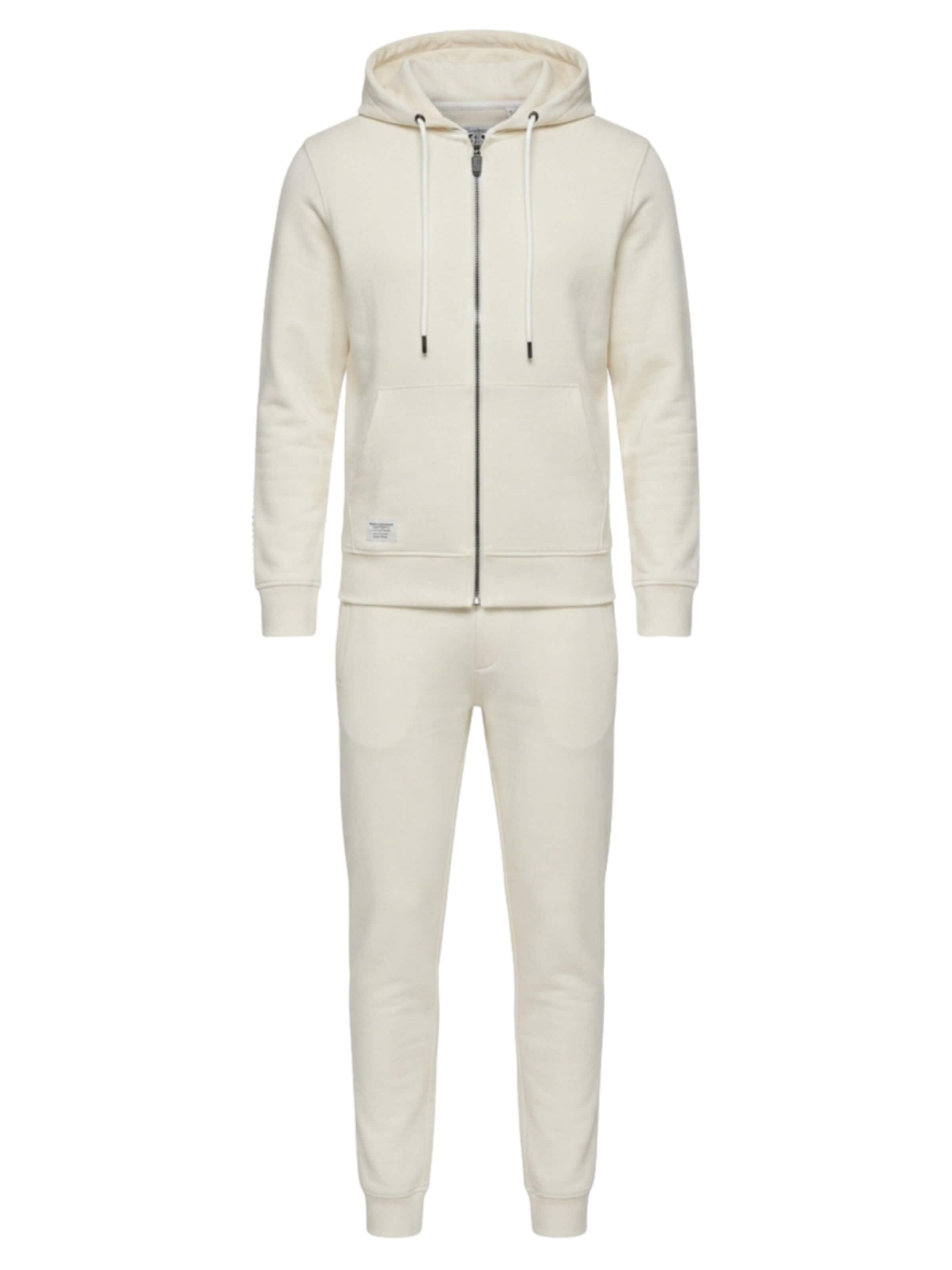 Survêtement Ombre en beige : devant
