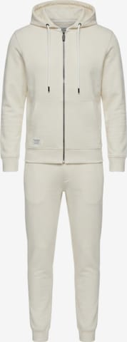 Survêtement Ombre en beige : devant