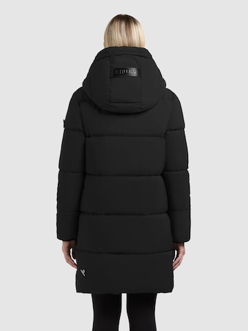 khujo Wintermantel 'Haya3' in Zwart