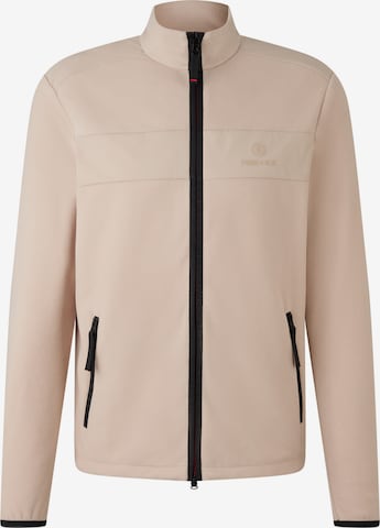 Bogner Fire + Ice Funktionsfleecejacke 'Josh' in Beige: Vorderseite