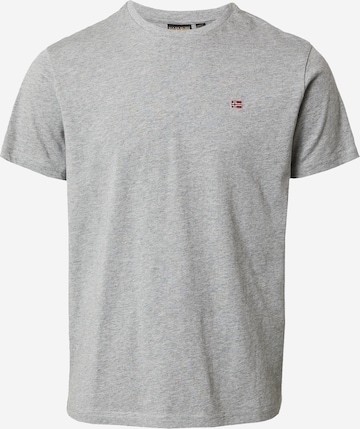 T-Shirt 'SALIS' NAPAPIJRI en gris : devant